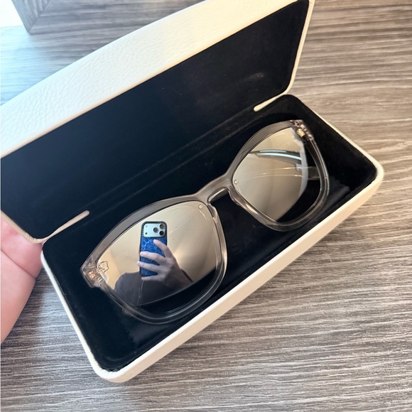 Versace Accessories - Versace Transparent Frame Women’s Sunglasses - Clear/Gray Lenses